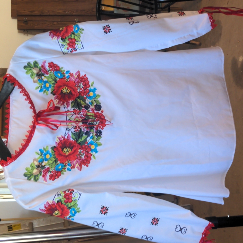 Handmade Ukrainian Peasant Shirt
